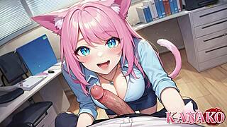 एएसएमआर कैटगर्ल ब्लोजॉब स्पाइसी फर्स्ट डे पर