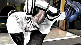 मास इफेक्ट हेंटाई में लियारा सोनी के बारे में क्यूरियस फैट बिग टिट्स और ऐसफकिंग स्पैंकिंग के साथ