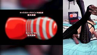 Ever seen so much cum in hentai while my stepbro toys with my ass in lingerie?