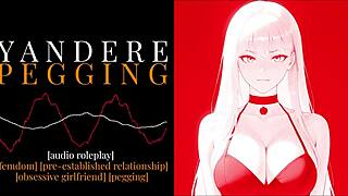 Hey, ever tried yandere pegging with femdom in erotic audio roleplay?