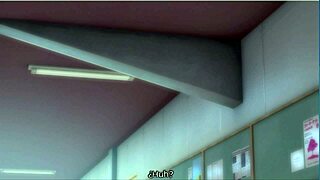 Wanna know what happens in School Days Tren Sangriento Part 6 with Big Tits?