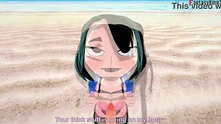 Gwen Fucking Hard On Beach In Free POV Fantasy!