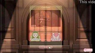 Summer Clover Hentai Game Episode 18 With Nun Covered In Cum After Sexy Curvy Action