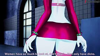 Rebecca's POV Sex in Night City. Free Cyberpunk Fantasy with Big Tits Action!