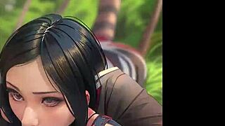 Mikasa getting pounded in the woods, damn that's hot! 🌲🔥