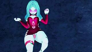 Rebecca's POV Sex in Night City. Free Cyberpunk Fantasy with Big Tits Action!