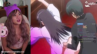 huge hentai princess clit drives futanari girl wild