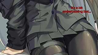 Rios ruination experiment edges with hentai joi and titty action