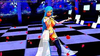 Look, check out this anime girl dancing around half-naked in a wild, seductive routine that leaves nothing to the imagination