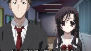 School Days Nochebuena Parte 4 with those big tits in hentai action