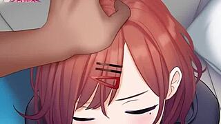 Anime Secretary Delivers Fast Blowjob in Office During Quick Break