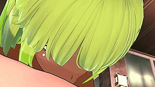 Hentai 3D Ebony Alt Girl Pounded Deep in Her Ass in Bath