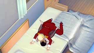 Hentai Raven Teen 18+ Titans Porn With Man In Red Suit