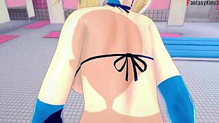 samus aran in bikini engages in intriguing sex scene 2 from metroid, full by fantasyking3