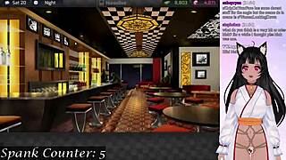 Vtuber lewdneko plays huniepop part 1 with steamy spanking action. Anime gaming gets wild and chill!