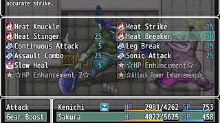 Finally reaching the enemy base end with Sakura Haruno and twins in NTR Police game.