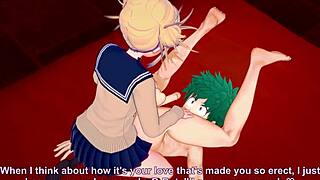Himiko Toga Finally Got Midoriya Izuku Deku To Stroke His Cock With Her Vagina In Cowgirl And Doggystyle