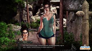 एप1 में कर्वी ऐशली के साथ कार में नॉटी हो जाना