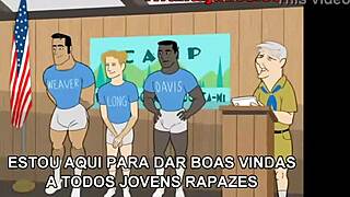 Desenho porno gay features putinhos diving into wild group sex action