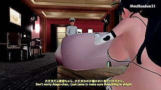 3डी हेंटाई स्लट बॉयफ्रेंड को धोखा देती है दोस्तों के साथ बिग टिट्स सेक्स