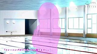 Swim Instructor Sister With Massive Breasts Gets Addicted To Raw Creampie Sex In Motion Anime Action