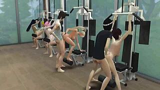 नारुतो हेंटाई एपिसोड 67, हिनाता और साकुरा को एरोटिक वर्कआउट गियर में चोदा गया!