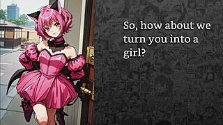 Faygrey Momomiya Ichigo turns you into her sissy girlfriend with gentle femdom and anal dildo play in Bleach hentai.