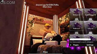 New condo slut gets fucked and cums in roblox anime game