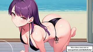 Your hot girlfriend craves nonstop anal hentai action