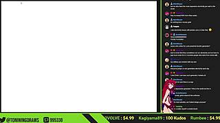 watching toniwing's picarto stream with trashman