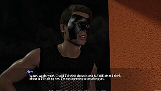 Redhead with big tits gives sloppy blowjob on balcony and squirts