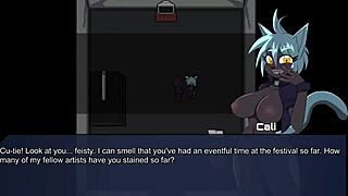 Fucking a Catgirl Before a Busty Shopkeeper in Spunkstock