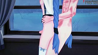 मुशोकू टेंसी एनटीआर में बेवकूफ वाइफ के बगल में एरिस और रॉक्सी को चोद रहा है