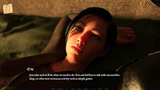 In the game, big tits appear across 3D anime scenes in The Price of Power 244