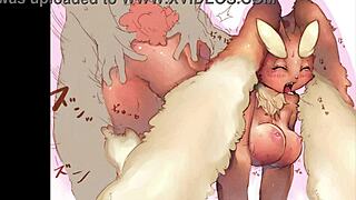 Furry compilation video with pokemon big tits and huge boobs animations