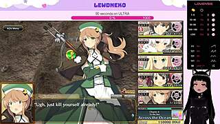 Vtuber lewdneko plays evenicle part 22 with cute elf and huge oppai action. Dive into big ass anime fun now.