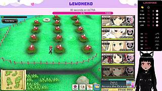 Vtuber lewdneko plays evenicle part 22 with cute elf and huge oppai action. Dive into big ass anime fun now.