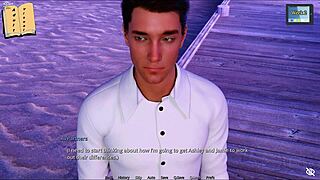 Sunshine Love 122 brings big tits to life in 3D anime game adventure