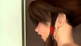 sexy 3d hentai girlfriend in steamy action video 34