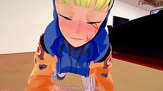 Wattson’s Electrifying Blowjob in Apex Legends Fantasy Scene!
