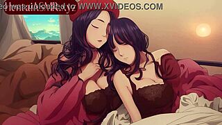 hey, listen to this hentai kissing and sucking asmr with cute lesbians!