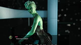 अरे, एलियन लड़की बड़ी छातियों के साथ अनंत शून्य में विशाल सफेद लंड की प्यासी है 48