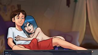 लेट्स प्ले - समरटाइम सागा ईव से मिलो क्यूट कर्व्स और सेक्सी एक्शन के साथ