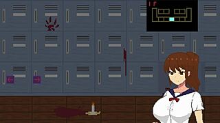 Estudante Invades Abandoned School And Faces Nightmare Ending In Tits Game Ass Hentai - Parte 3