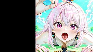 i can't believe how tall and huge this giantess feels in anime