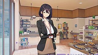 अरे, Summer Clover Harem Ep 24 wild है! Hot boss मुझे spooky abandoned house ले जाती है।