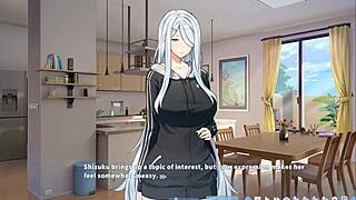 अरे, Summer Clover Harem Ep 24 wild है! Hot boss मुझे spooky abandoned house ले जाती है।