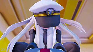 हेंटाई कैप्टन को चोदना वाइल्ड ऐनिमे ऐक्शन सीन में