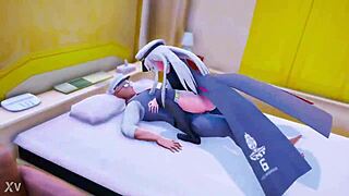 हेंटाई कैप्टन को चोदना वाइल्ड ऐनिमे ऐक्शन सीन में