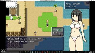 The wrestling sex scene on Minamo's island is hot 😏